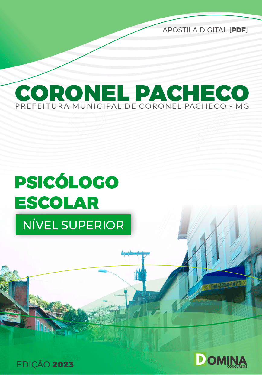 Apostila Pref Coronel Pacheco MG 2024 Psicólogo Escolar
