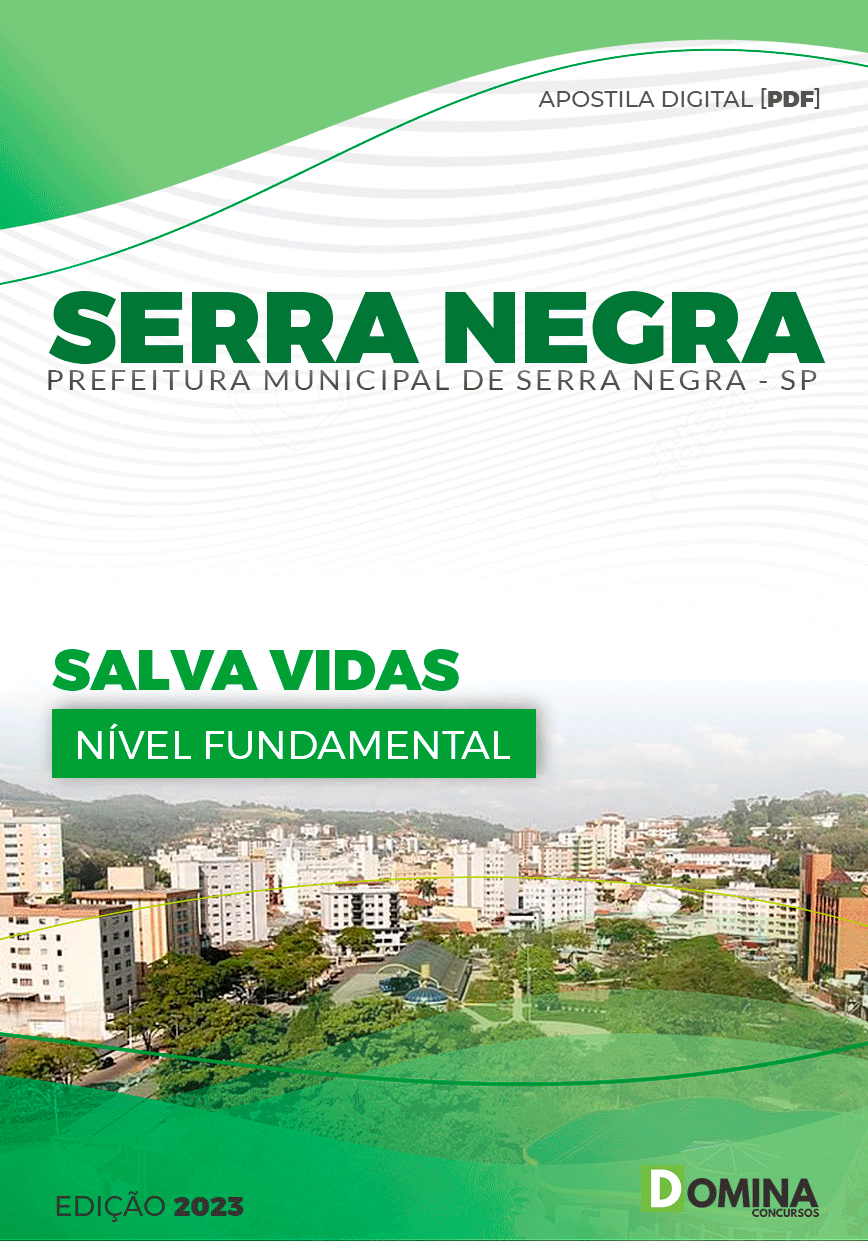 Apostila Pref Serra Negra SP 2023 Salva Vidas