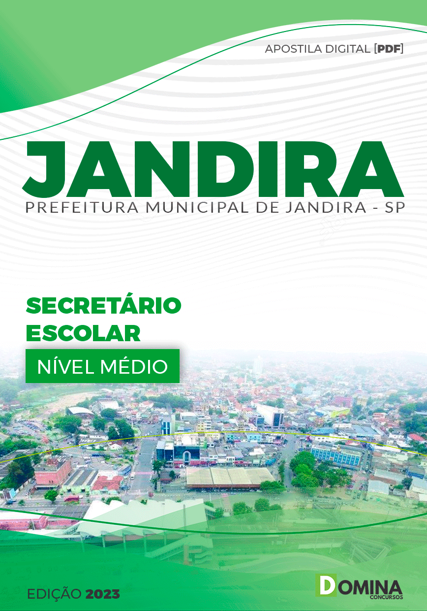 Apostila Concurso Pref Jandira SP 2023 Secretário Escolar