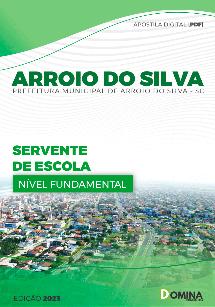 Apostila Pref Arroio do Silva SC 2023 Servente de Escola