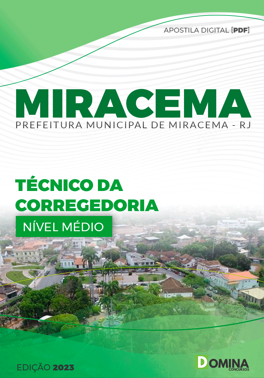 Apostila Pref Miracema RJ 2023 Técnico da Corregedoria