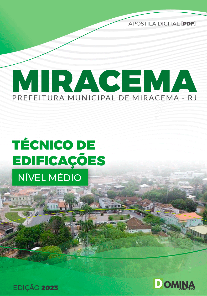 Apostila Pref Miracema RJ 2023 Técnico de Edificações