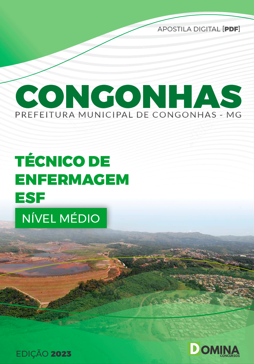 Apostila Pref Congonhas MG 2023 Técnico de Enfermagem ESF