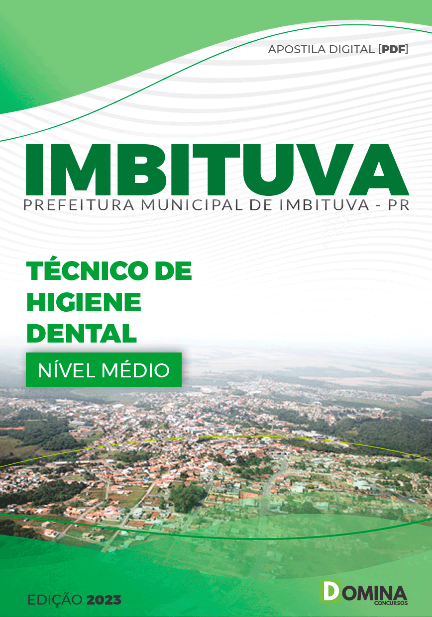 Apostila Prefeitura Imbituva PR 2023 Técnico Higiene Dental