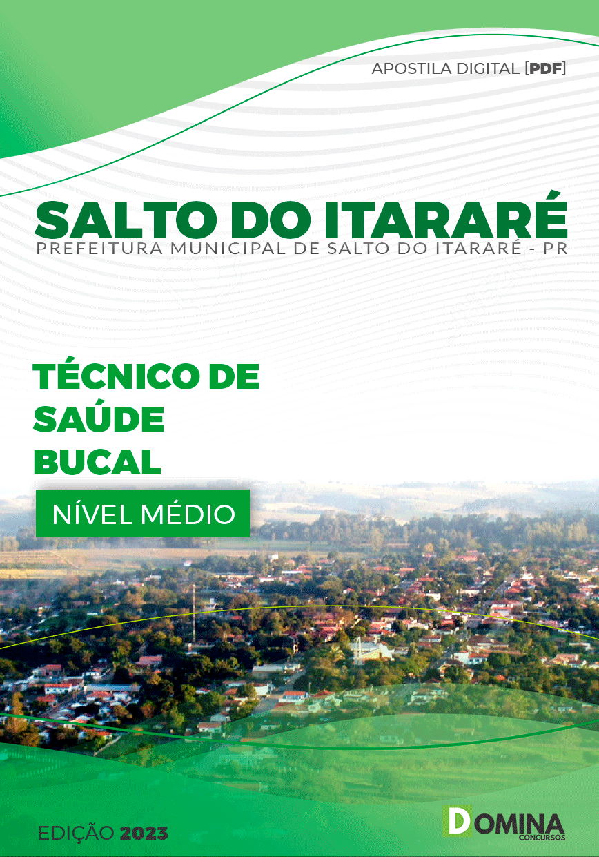 Apostila Pref Salto do Itararé PR 2023 Técnico de Saúde Bucal
