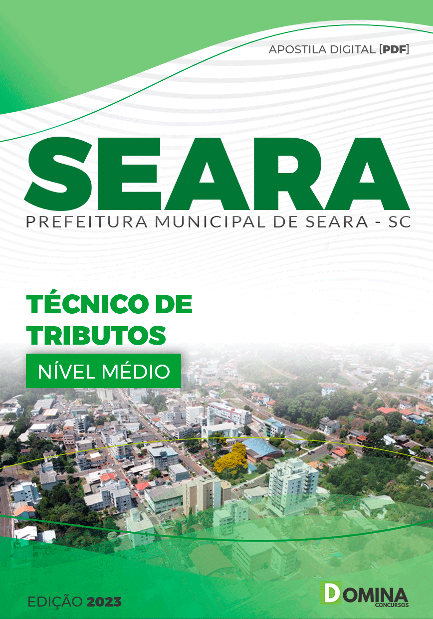 Apostila Concurso Pref Seara SC 2023 Técnico Tributos