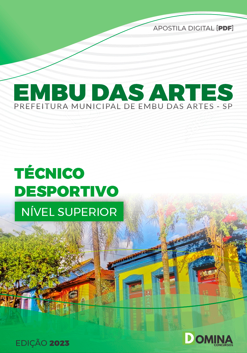 Apostila Pref Embu das Artes SP 2023 Técnico Desportivo