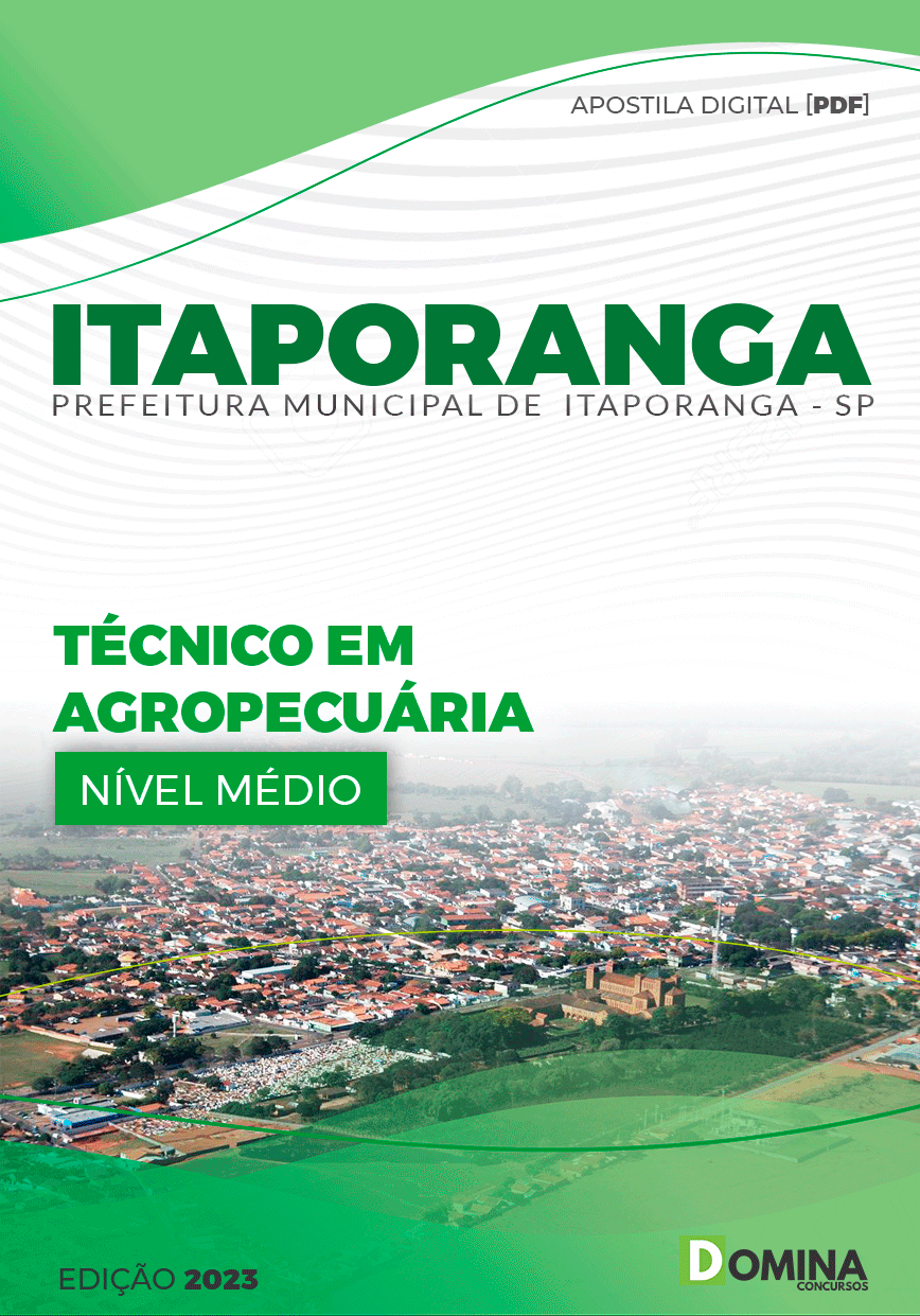 Apostila Pref Itaporanga SP 2024 Técnico Agropecuário