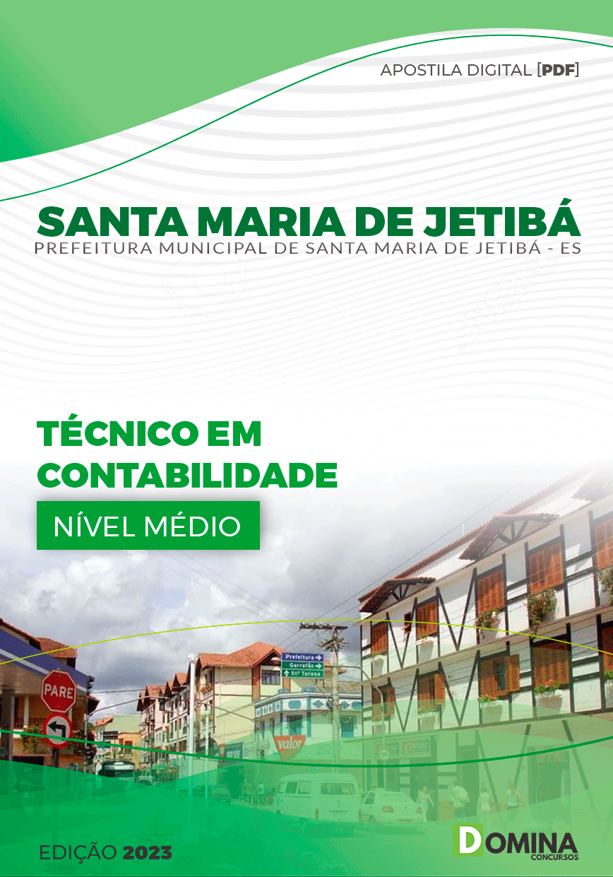 Apostila Pref Santa Maria de Jetibá ES 2024 Técnico Contabilidade
