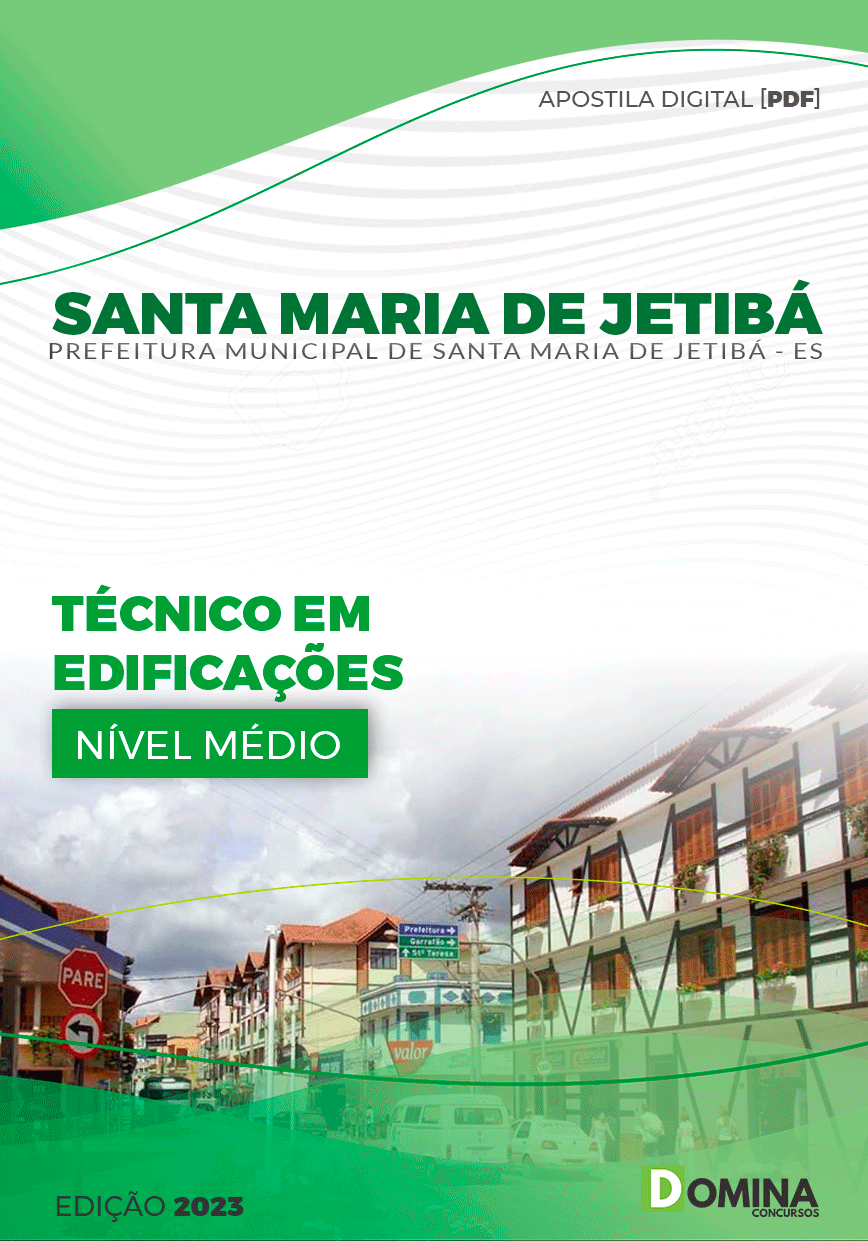 Apostila Pref Santa Maria de Jetibá ES 2024 Técnico Edificações