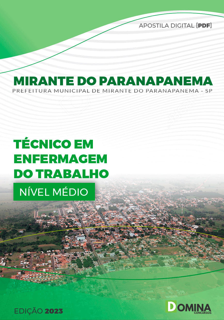 Pref Mirante Paranapanema SP 2023 Técnico Enfermagem Trab