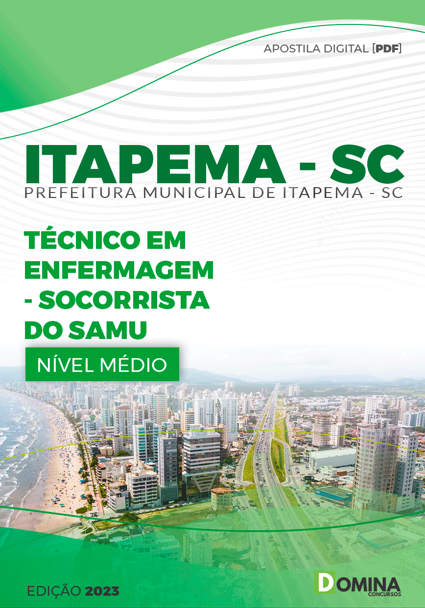 Apostila Pref Itapema SC 2023 Técnico Enfermagem Socorrista