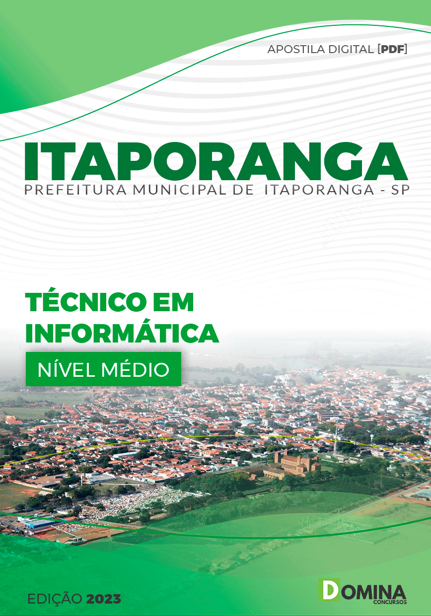Apostila Pref Itaporanga SP 2024 Técnico Informática