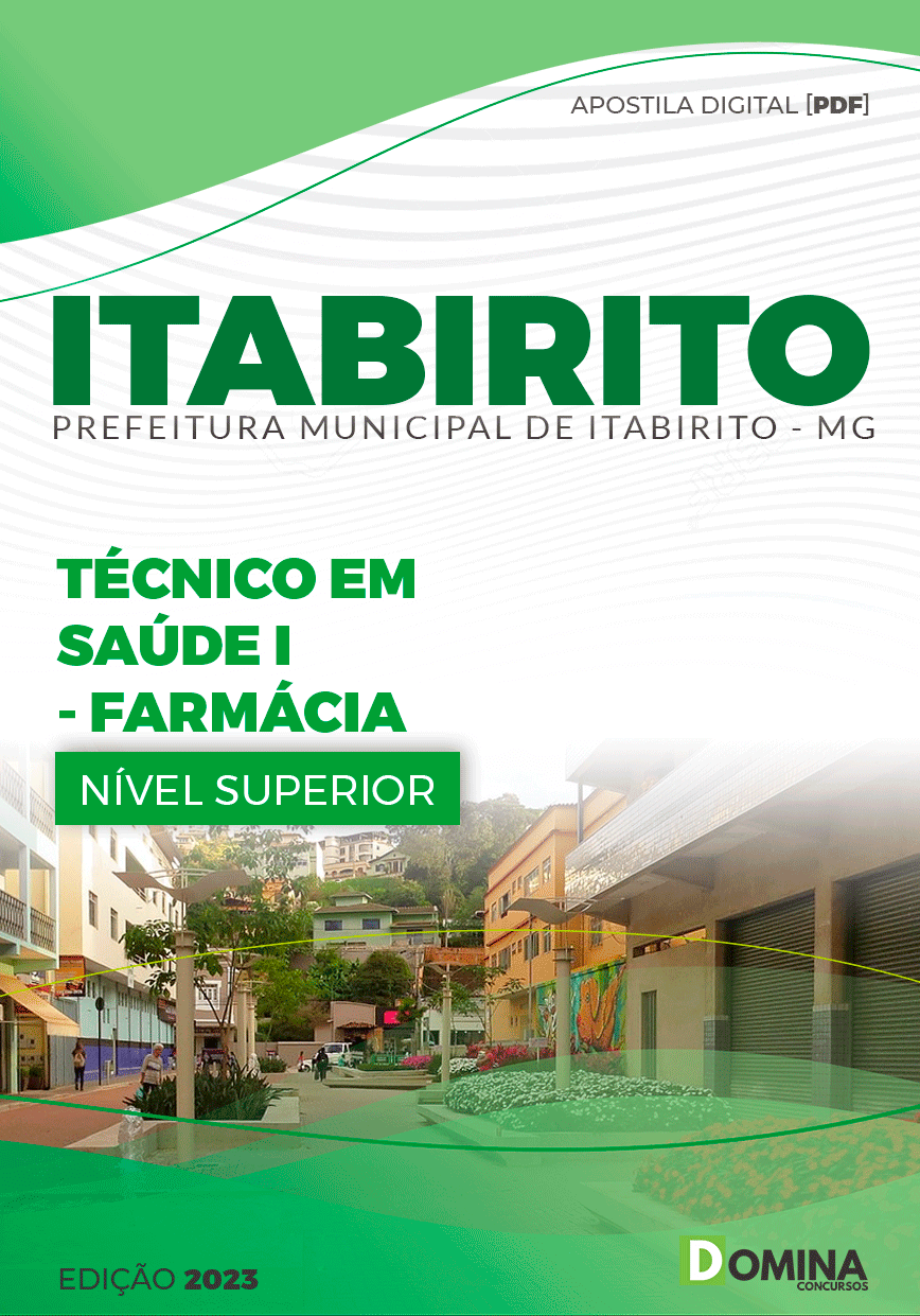 Apostila Prefeitura Itabirito MG 2023 Técnico Superior Farmácia