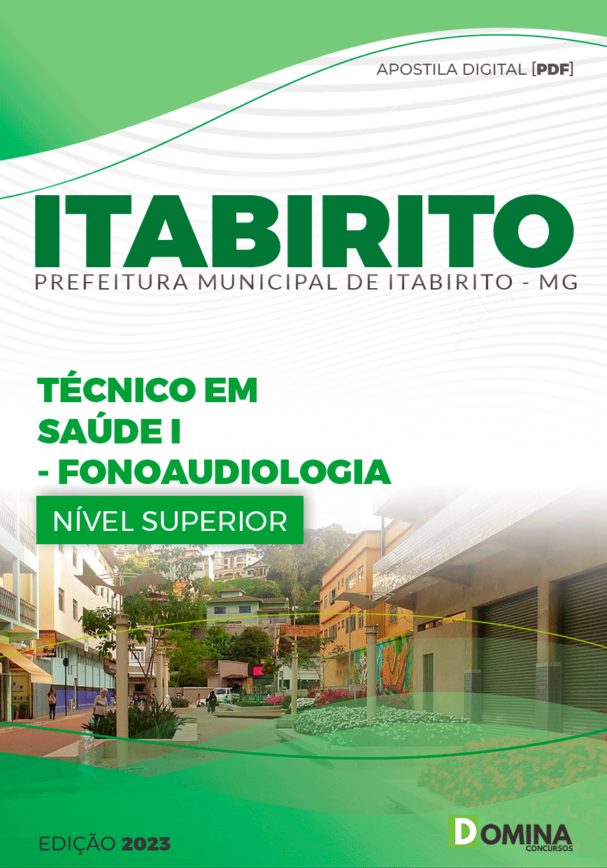 Apostila Prefeitura Itabirito MG 2023 Técnico Superior Fonoaudiologia