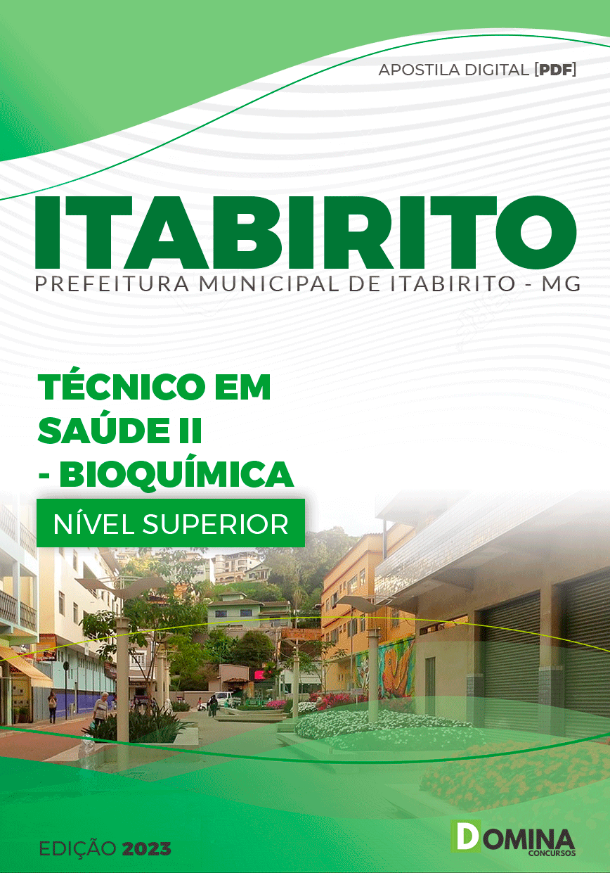 Apostila Prefeitura Itabirito MG 2023 Técnico Superior Bioquímica