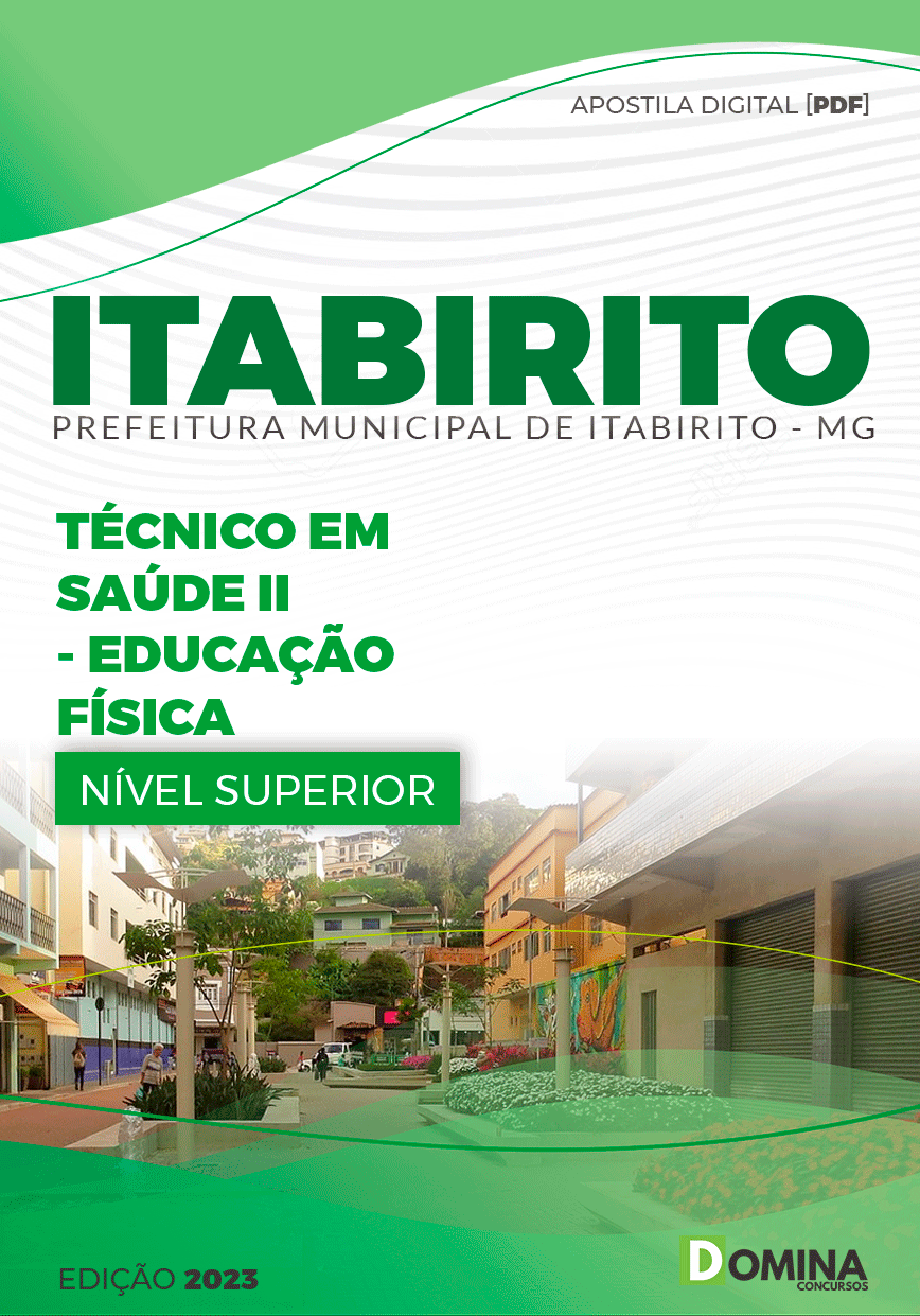 Apostila Prefeitura Itabirito MG 2023 Técnico Superior Ed Física