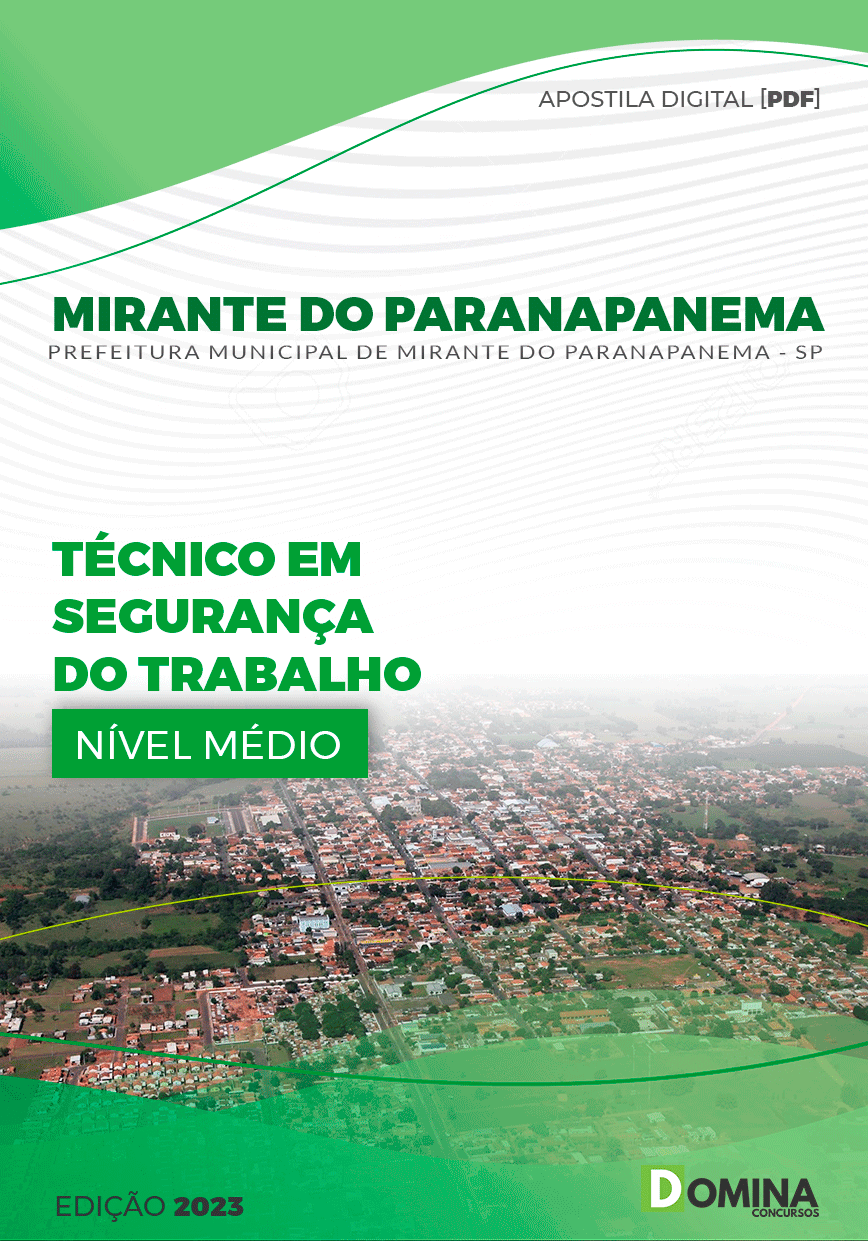 Pref Mirante Paranapanema SP 2023 Técnico Segurança Trabalho