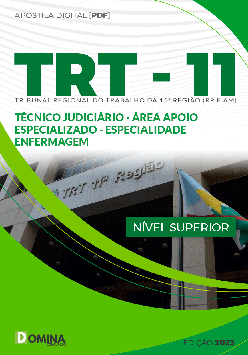 Apostila TRT 11 2024 Técnico Judiciário Enfermagem