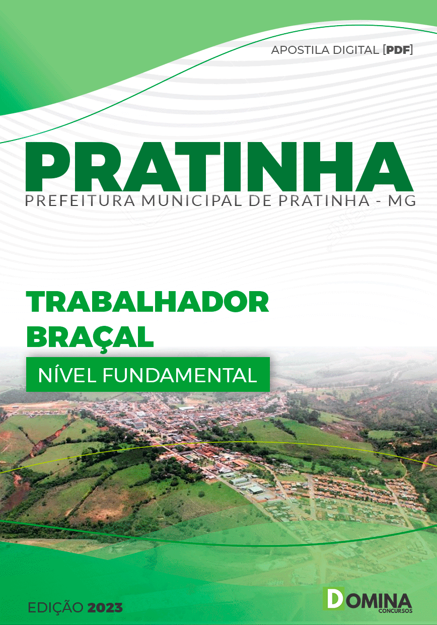 Apostila Concurso Pref Pratinha MG 2023 Trabalhador Braçal