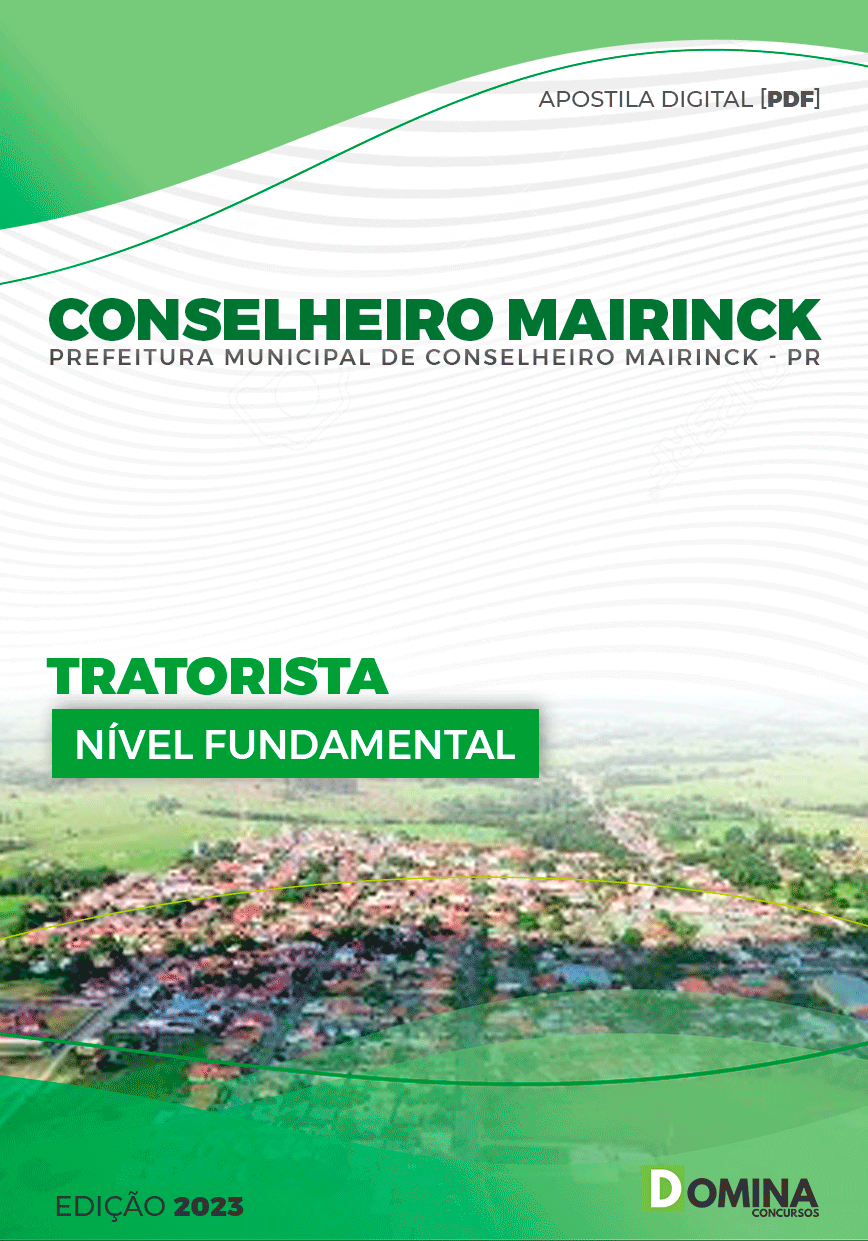 Pref Conselheiro Mairinck PR 2023 Tratorista