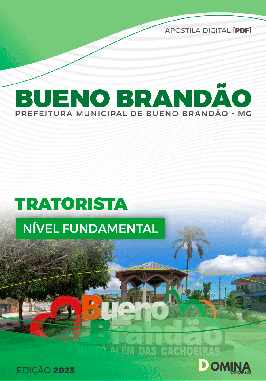 Apostila Pref Bueno Brandão MG 2023 Tratorista