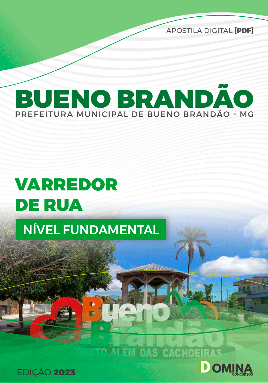 Apostila Pref Bueno Brandão MG 2023 Varredor Rua