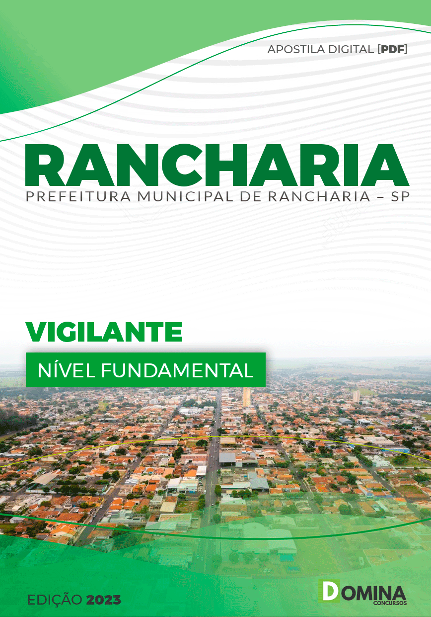 Apostila Concurso Pref Rancharia SP 2023 Vigilante