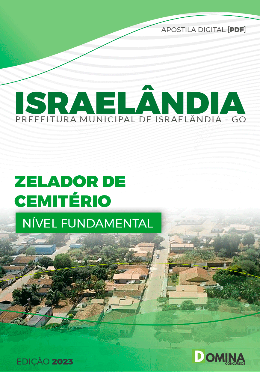Apostila Concurso Pref Israelândia GO 2024 Zelador Cemitério