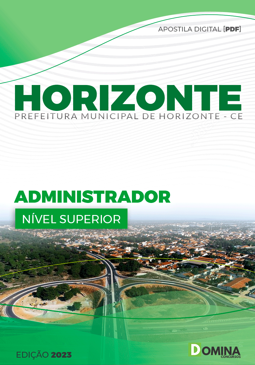 Apostila Pref Horizonte CE 2023 Administrador