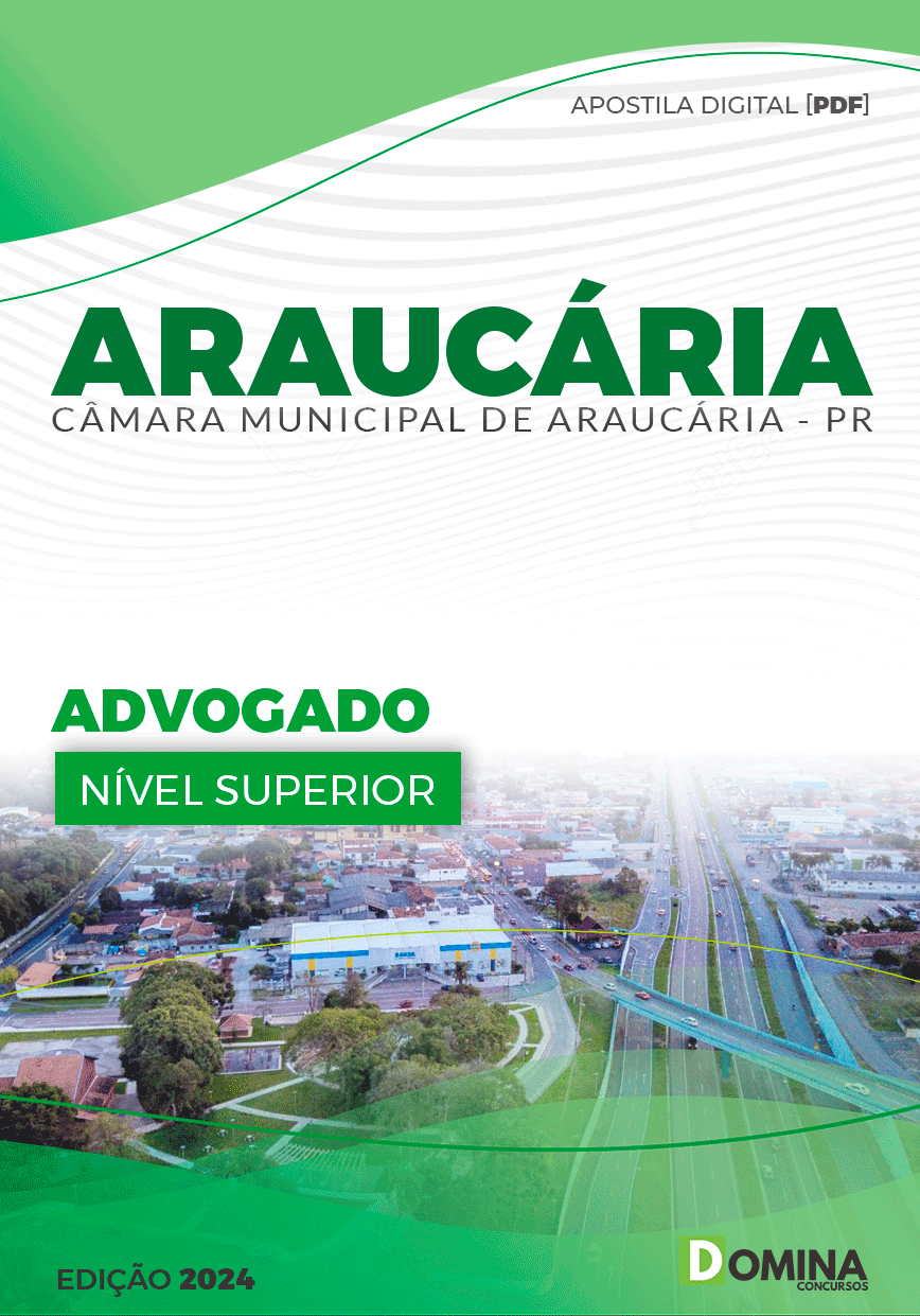 Apostila Pref Araucária PR 2024 Advogado