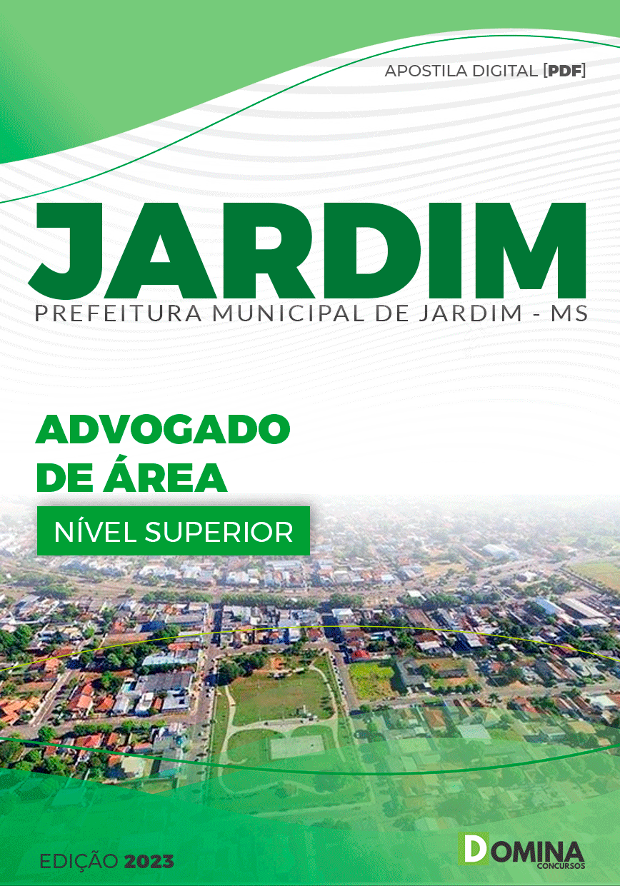 Apostila Concurso JARDIM MS 2023 Advogado