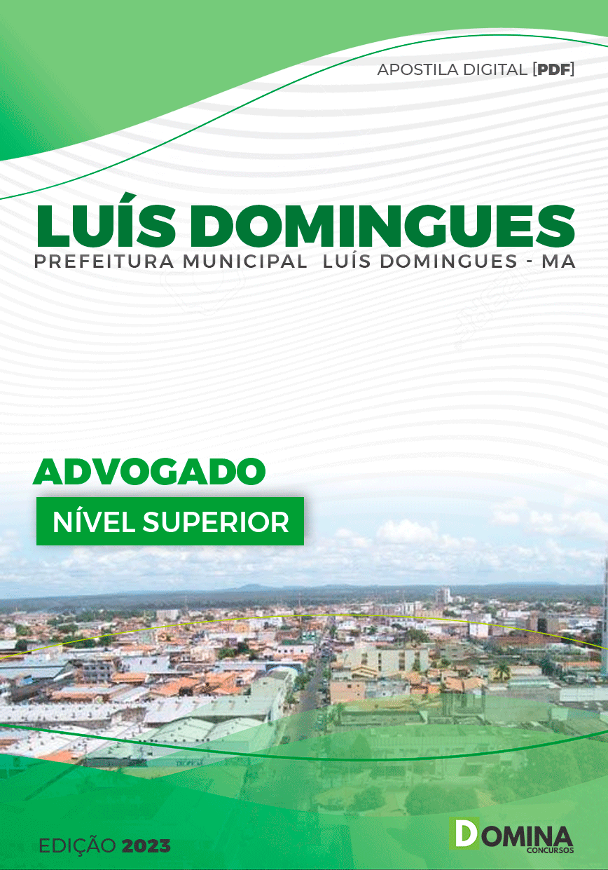 Apostila Pref Luís Domingues MA 2023 Advogado
