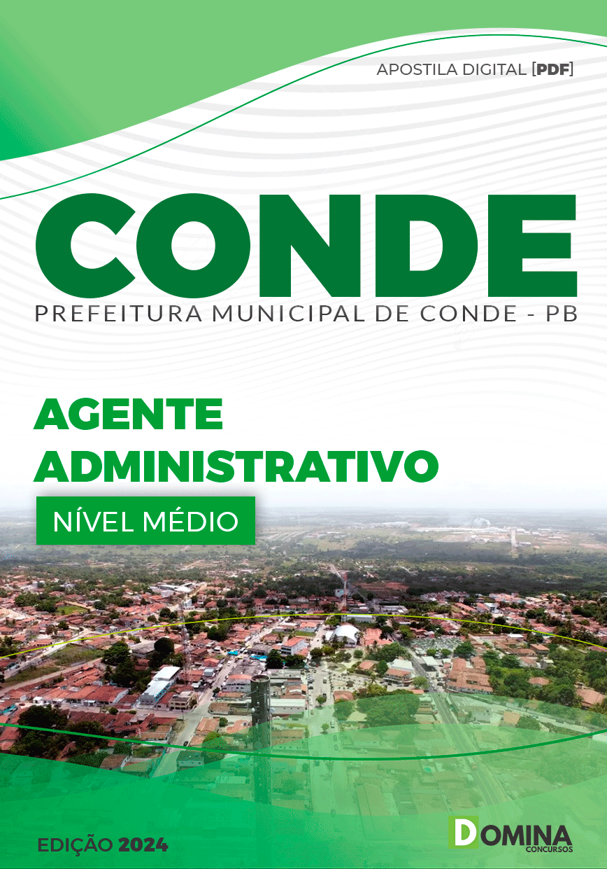 Apostila Concurso Pref Conde PB 2024 Agente Administrativo