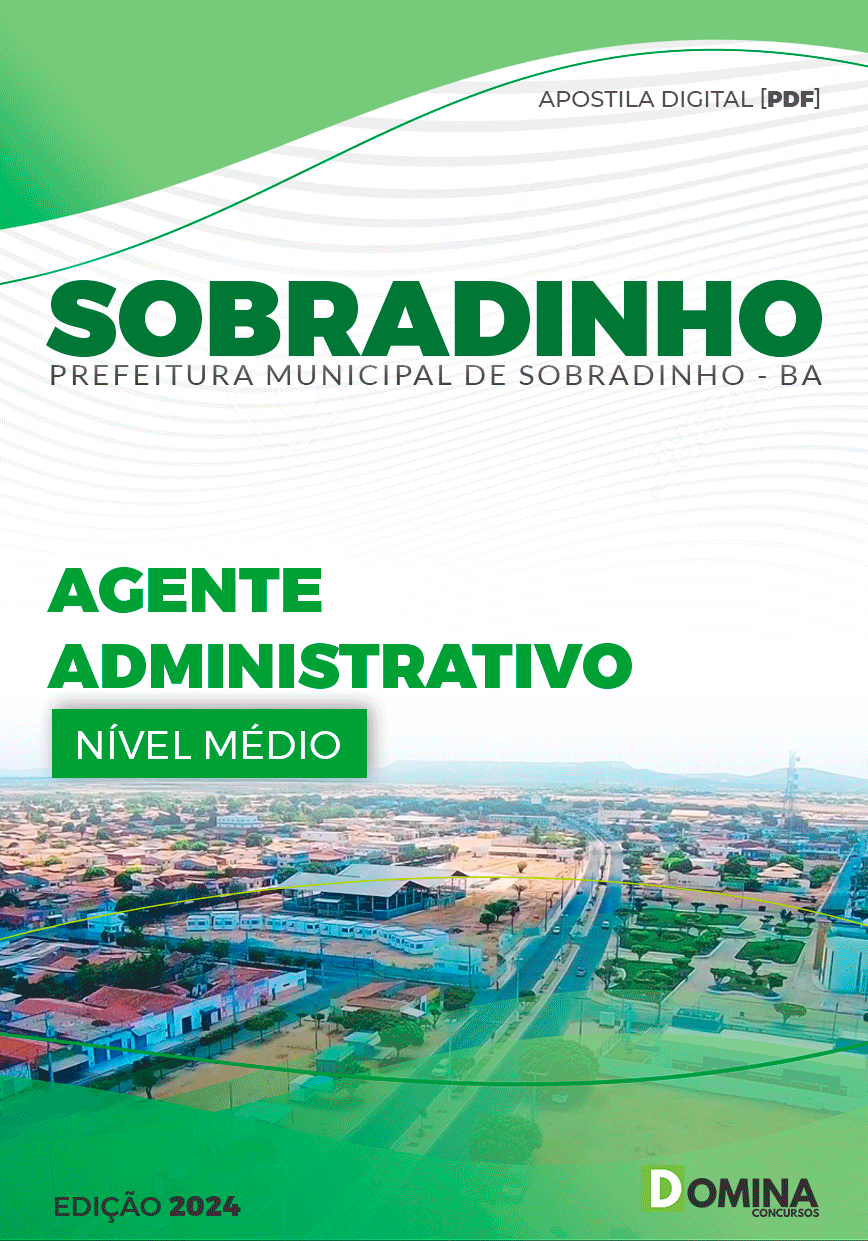 Apostila Pref Sobradinho BA 2023 Agente Administrativo