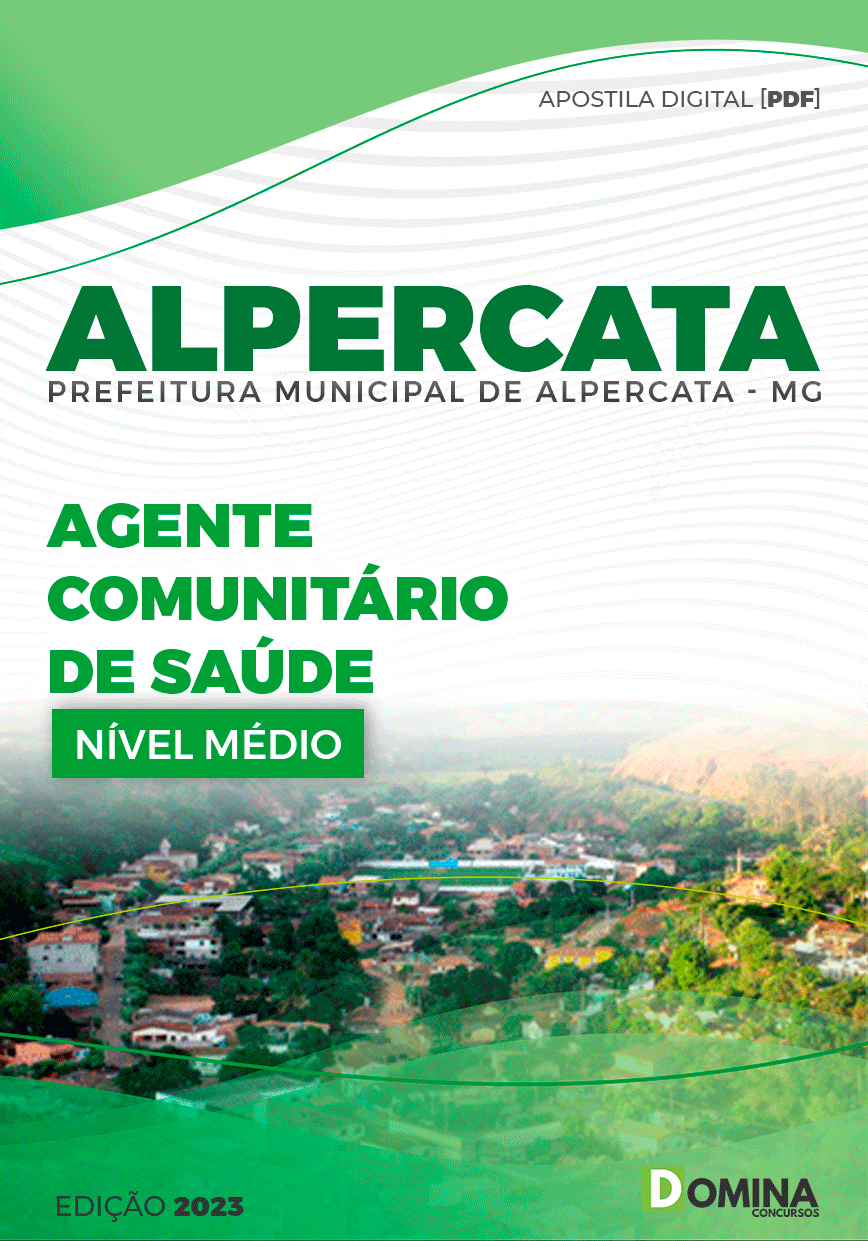 Apostila Pref Alpercata MG 2023 Agente Comunitário Saúde