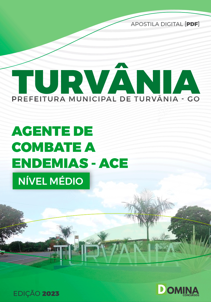 Apostila Pref Turvânia GO 2023 Agente de Combate a Endemias