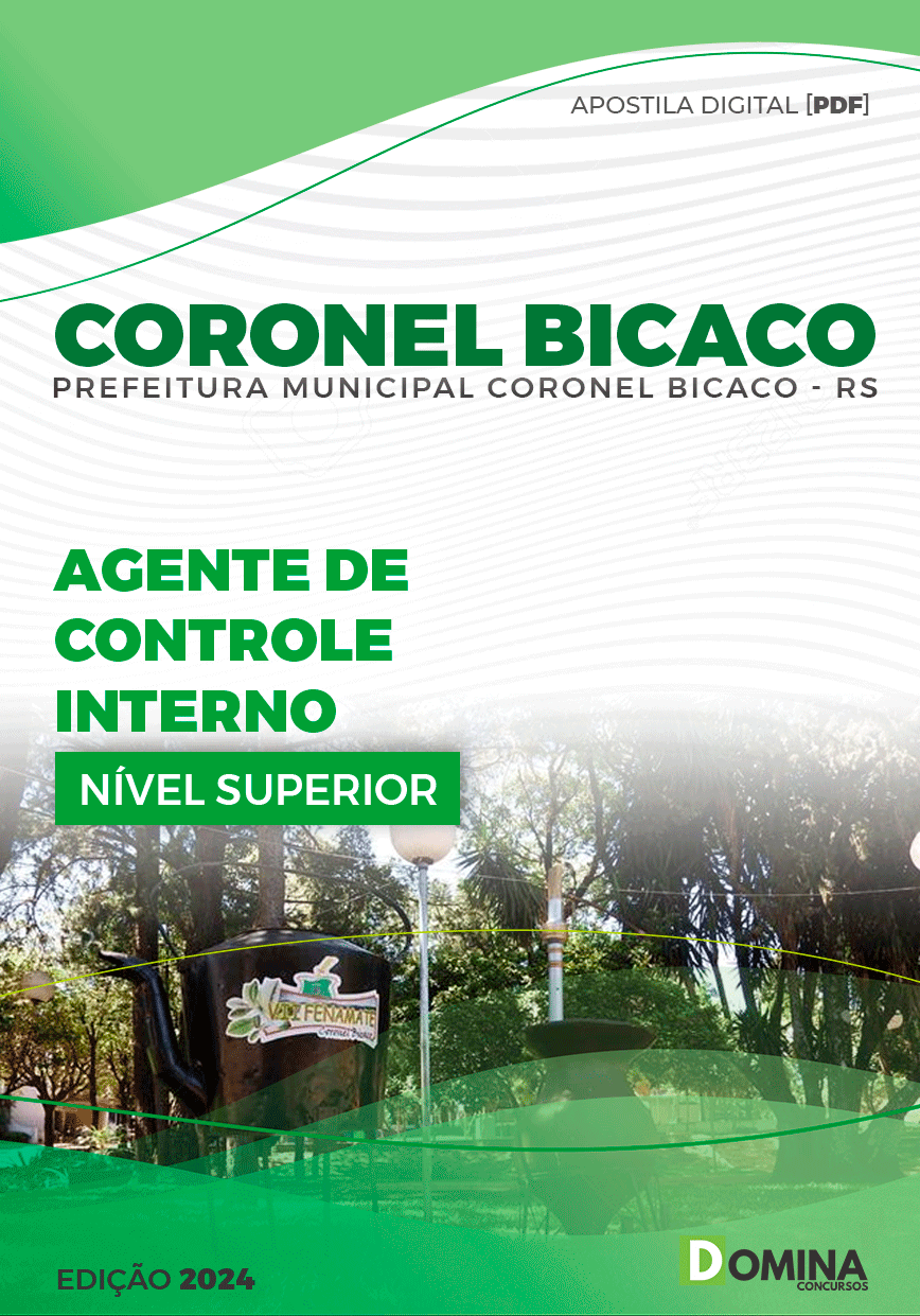 Apostila Pref Coronel Bicaco RS 2024 Agente Controle Interno