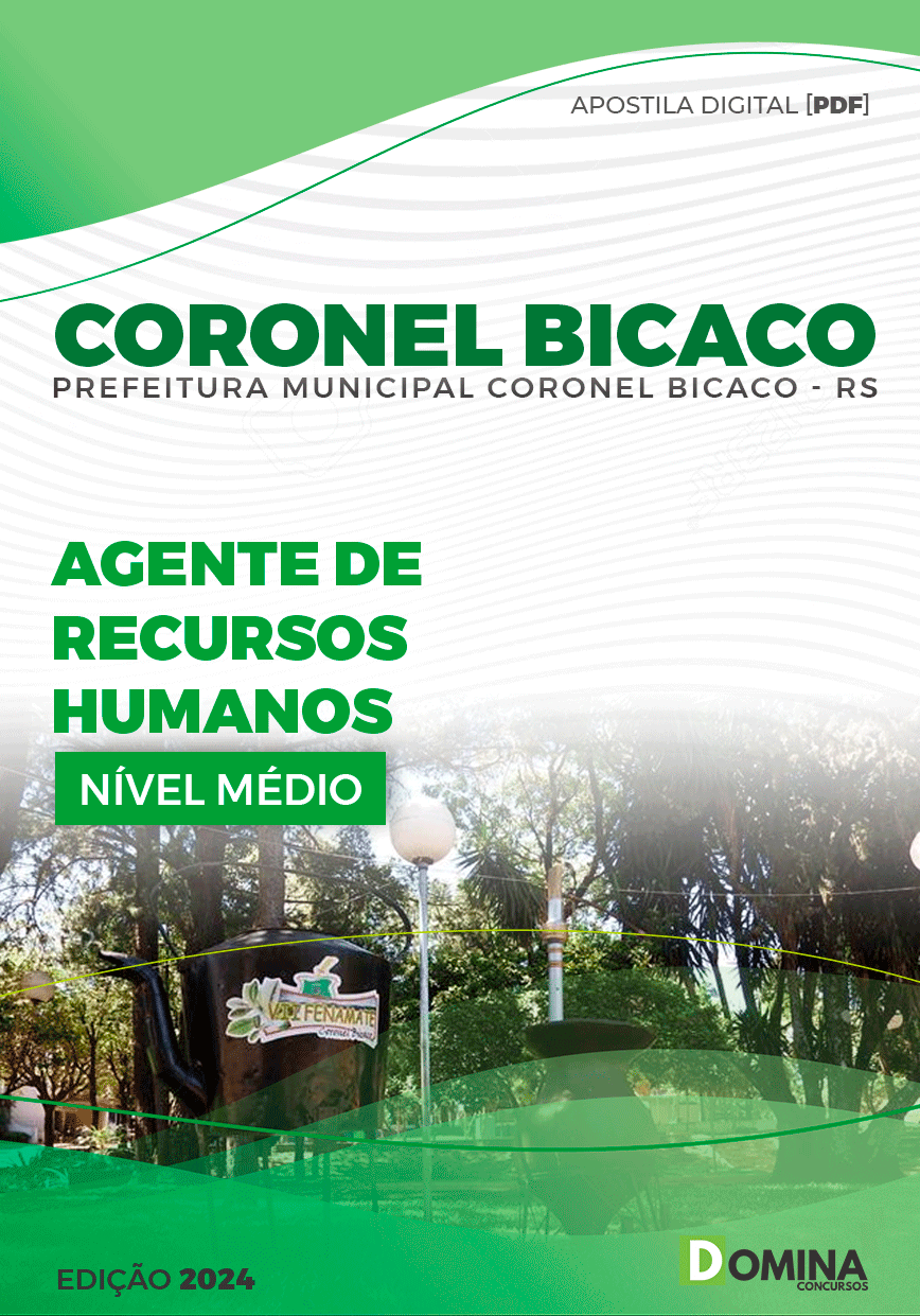 Apostila Pref Coronel Bicaco RS 2024 Agente Recursos Humanos