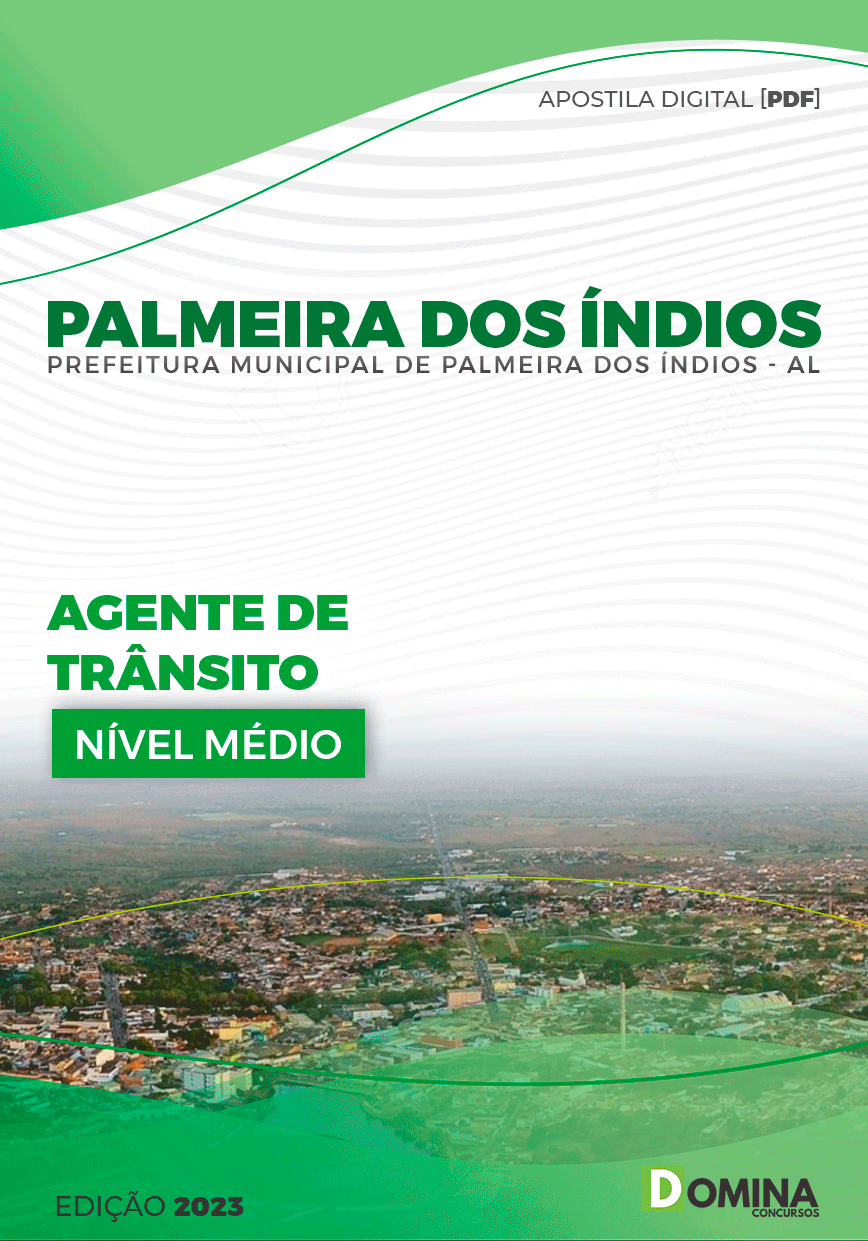 Apostila Pref Palmeira dos Índios AL 2023 Agente Trânsito