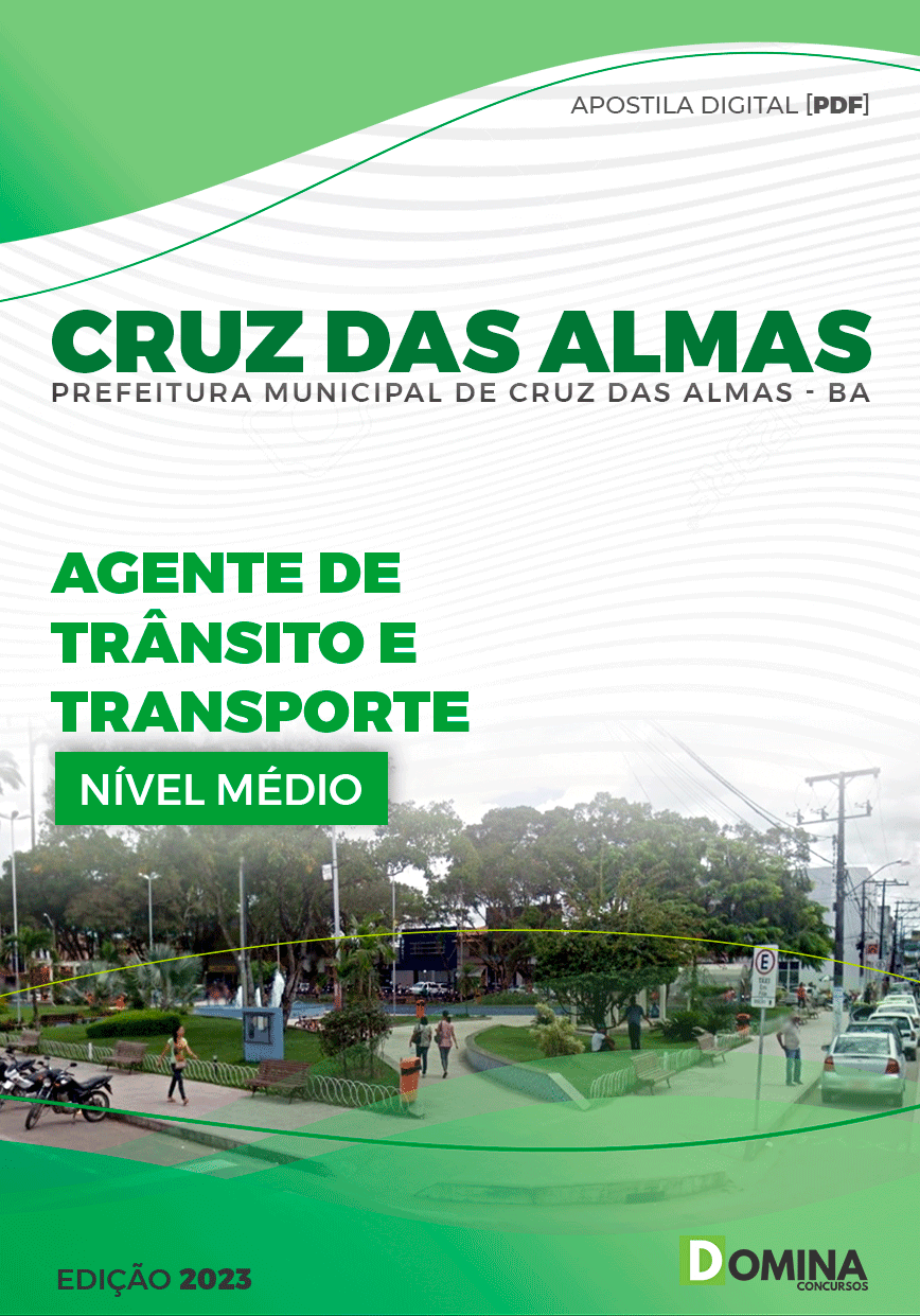 Apostila Pref Cruz das Almas BA 2023 Agente Trânsito Transporte