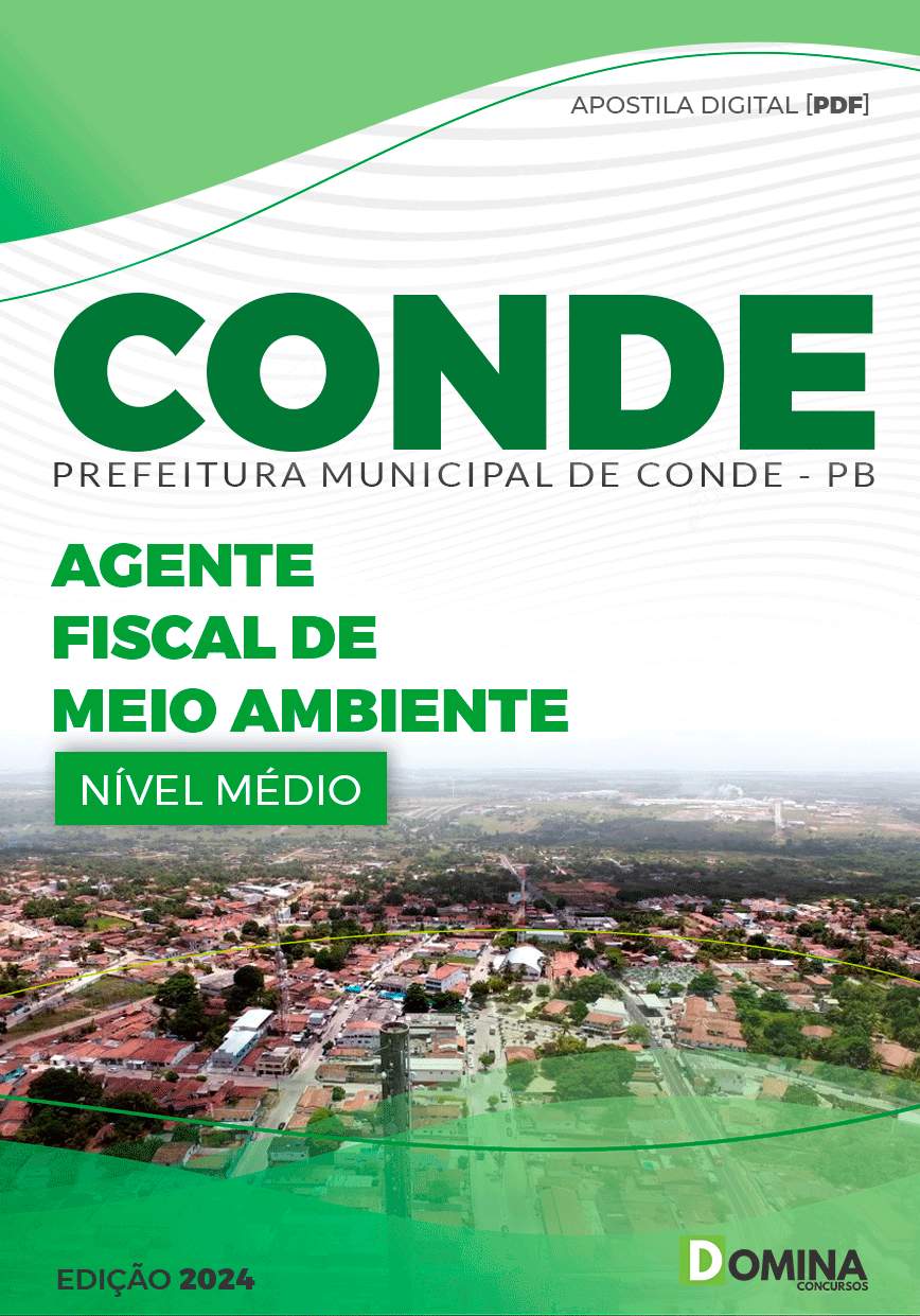 Apostila Concurso Pref Conde PB 2024 Agente Fiscal Meio Ambiente