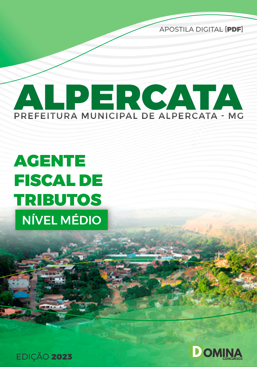 Apostila Pref Alpercata MG 2023 Agente Fiscal Tributos