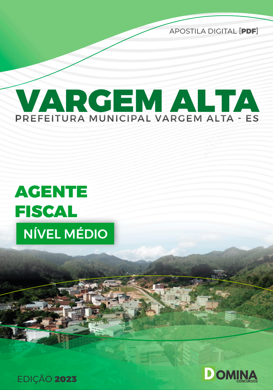 Apostila Pref Vargem Alta ES 2023 Agente Fiscal