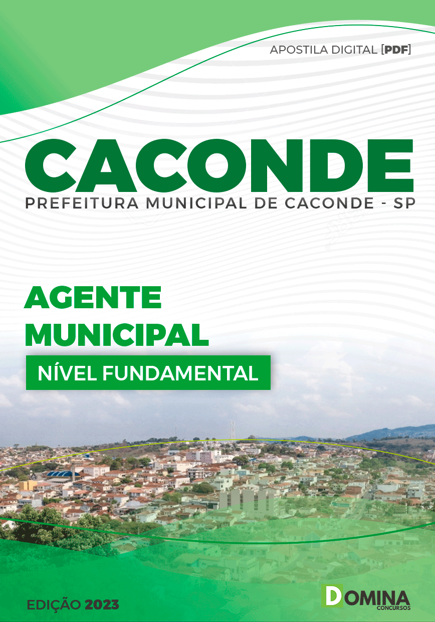 Apostila Concurso Pref Caconde SP 2023 Agente Municipal