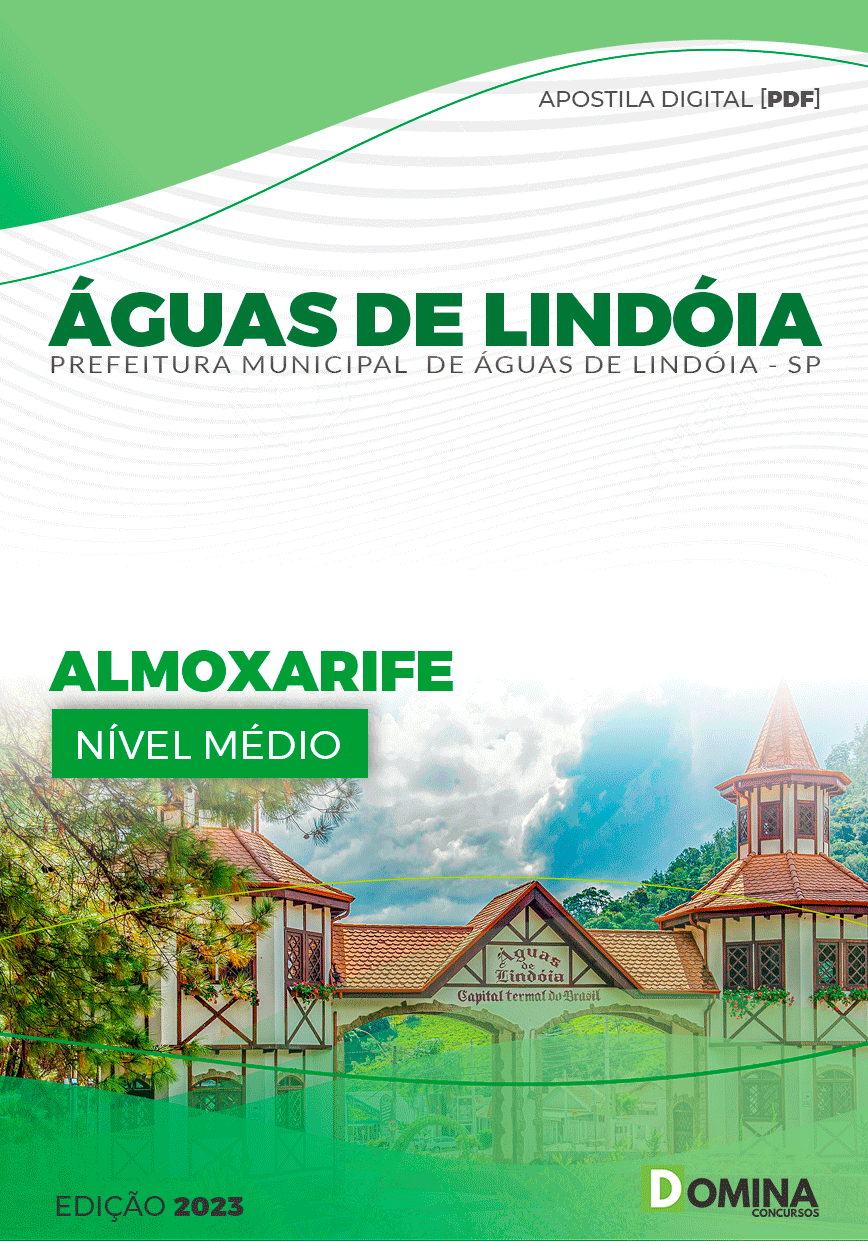 Apostila Pref Águas de Lindóia SP 2023 Almoxarife