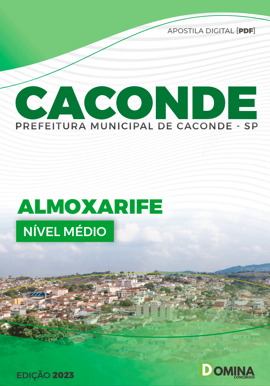 Apostila Concurso Pref Caconde SP 2023 Almoxarife