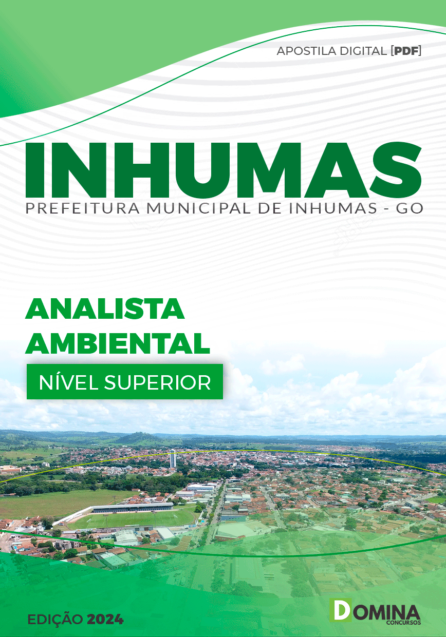 Apostila Pref Inhumas GO 2024 Analista Ambiental