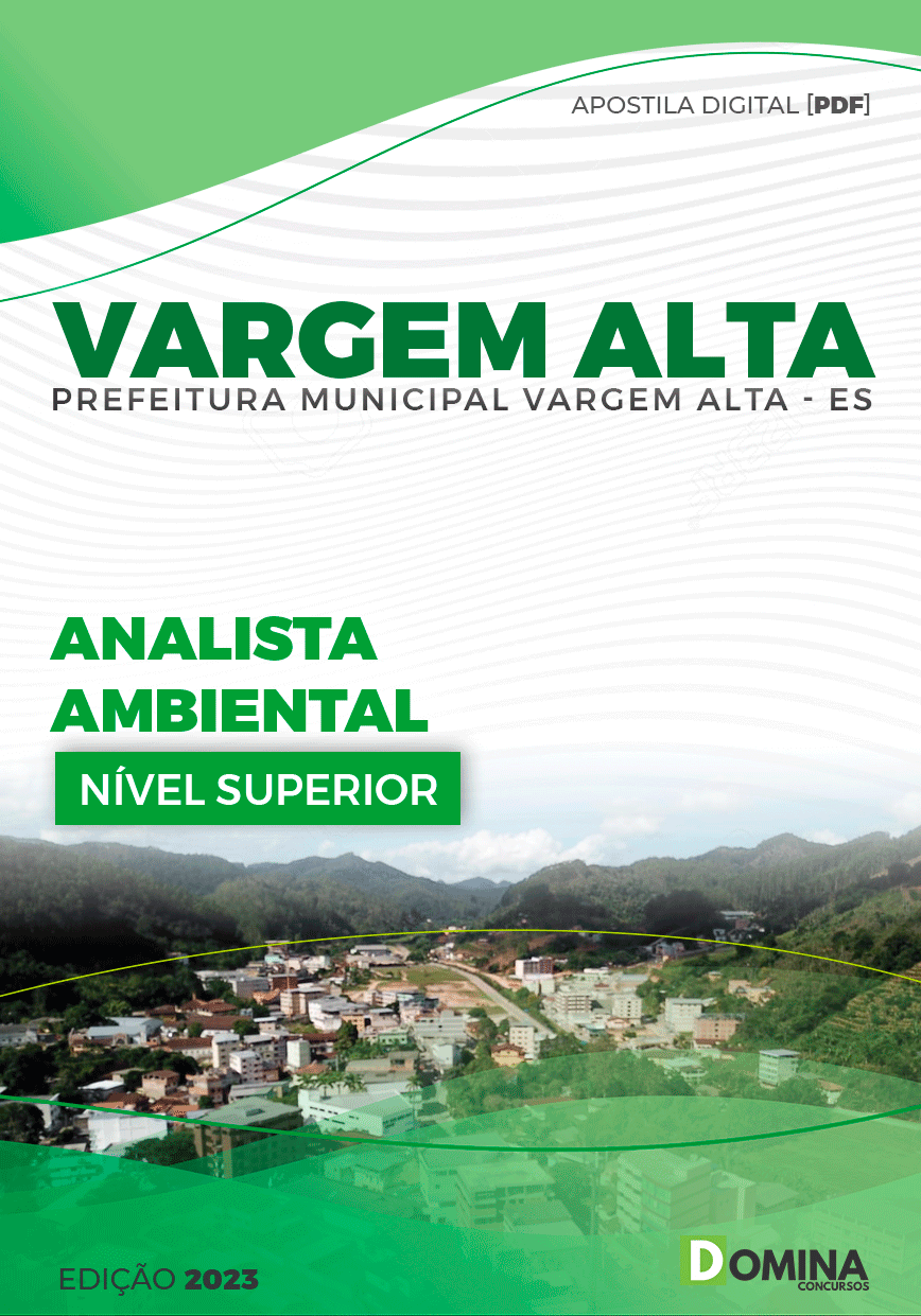 Apostila Pref Vargem Alta ES 2023 Analista Ambiental