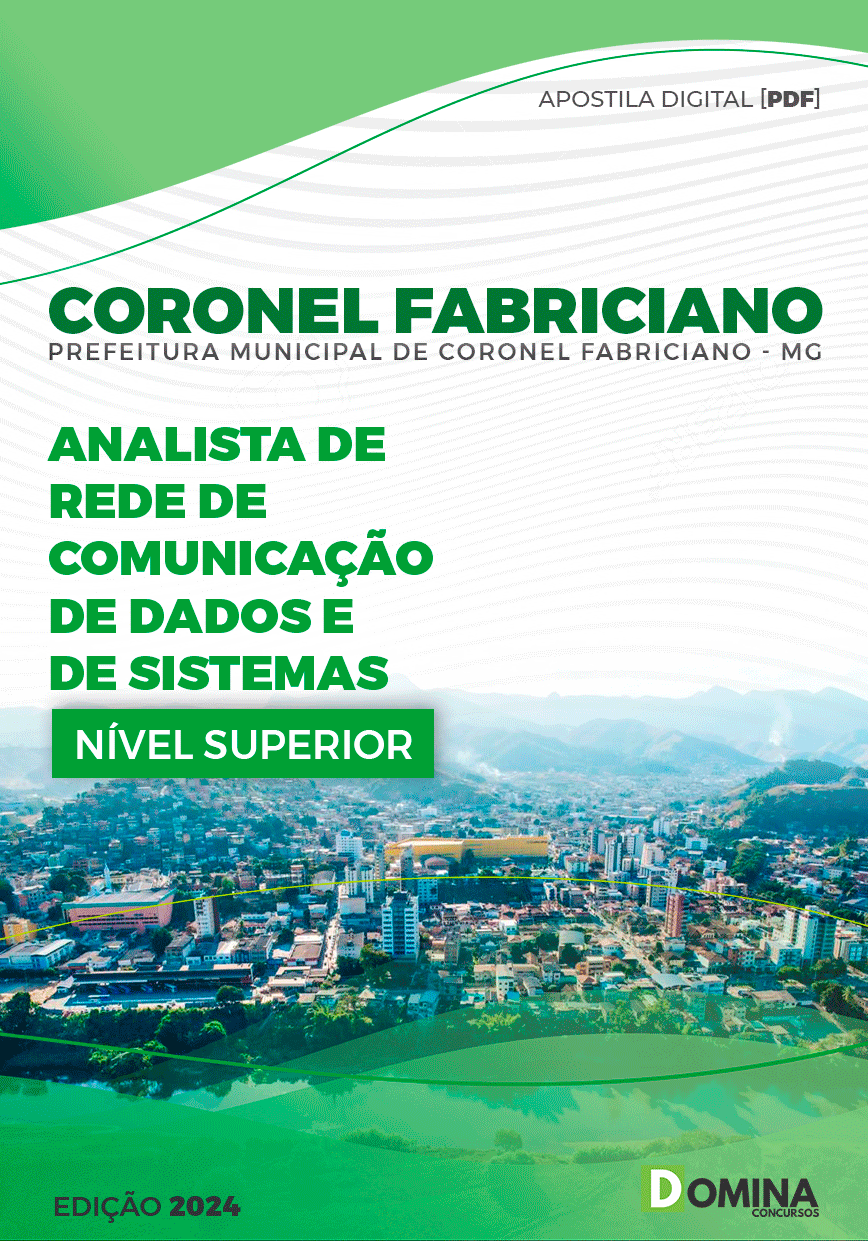 Pref Coronel Fabriciano MG 2024 Analista de Rede Comunicação